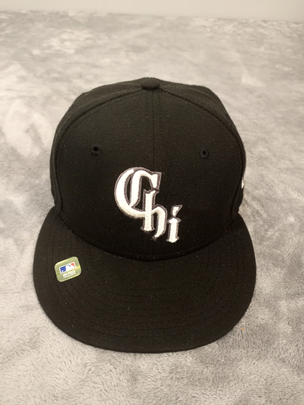 New Era  Chicago White Sox Black 59FIFTY Fitted Cap Size 7